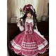 Miss Point Plaid Petal Rabbit JSK(Reservation/2 Colours/Full Payment Without Shipping)